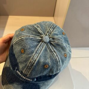 【AT5907】バレンシアガ デニムダックツンガ帽子 - 高級ストリートスタイルのアクセサリー | Balenciaga