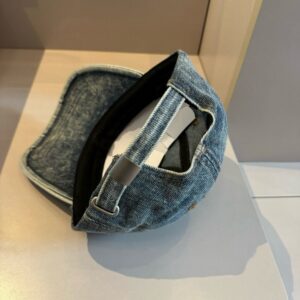 【AT5907】バレンシアガ デニムダックツンガ帽子 - 高級ストリートスタイルのアクセサリー | Balenciaga