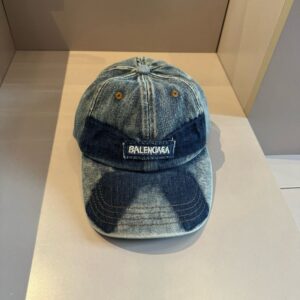 【AT5907】バレンシアガ デニムダックツンガ帽子 - 高級ストリートスタイルのアクセサリー | Balenciaga