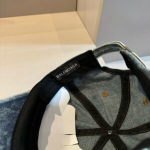 【AT5907】バレンシアガ デニムダックツンガ帽子 - 高級ストリートスタイルのアクセサリー | Balenciaga
