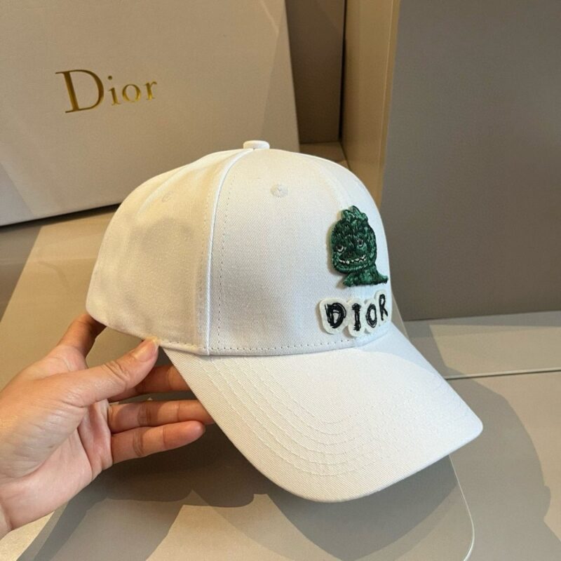 【AT5911】Dior（ディオール）キャンバス生地立体刺繍キャップ | Dior