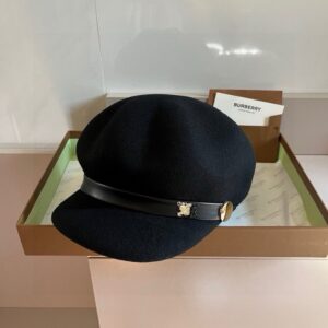 【AT5922】バーバリー（Burberry）ウールダックビルキャップ - 高級羊毛の精巧な帽子 | Burberry