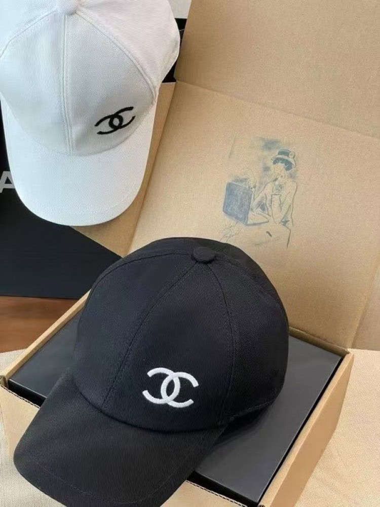 【AT5931】シングルアイテム: ラグジュアリーなクラシック野球帽 with モノクロロゴデザイン | Chanel Paris