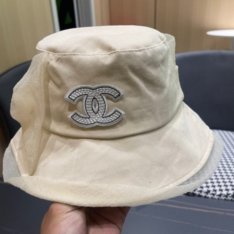 【AT5944】Chanelシャネルのクラシックなフィッシャーハット - 夏の日除け帽子 | Chanel Paris