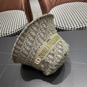 【AT5947】Dior クラシックジャガード編み釣り帽 - 贅沢でエレガントなファッションアイテム | Dior