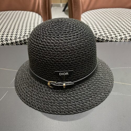 【AT5951】ディオール(Dior) クラシックな編み帽子 - フレンチエレガンスとファッション性を兼ね備えた夏のスタイル | Christian Dior