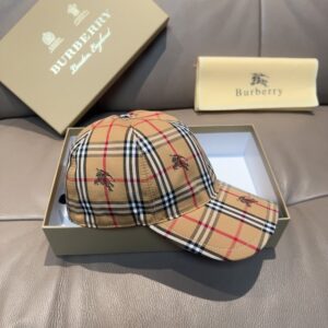 【AT5990】バーバリーのクラシックなチェック柄ベースボールキャップ | Burberry