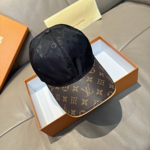 【AT5994】ルイ・ヴィトンのモノグラム柄サテンベースボールキャップ | LV