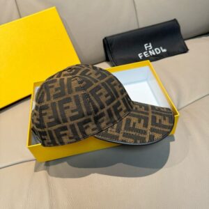 【AT5997】Fendiフェンディ ダブルF刺繍ベースボールキャップ - 贅沢なファッションセンスを演出 | Fendi