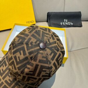 【AT5997】Fendiフェンディ ダブルF刺繍ベースボールキャップ - 贅沢なファッションセンスを演出 | Fendi