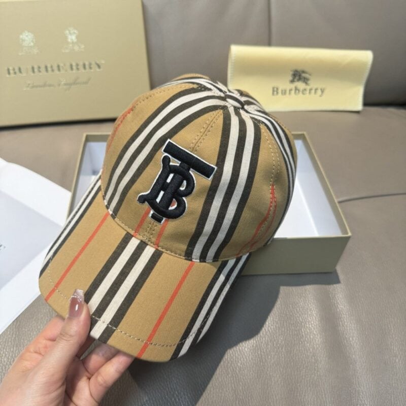 【AT6005】バーバリークラシックチェック柄キャップ | シグニチャーTBロゴ刺繍 | Burberry London
