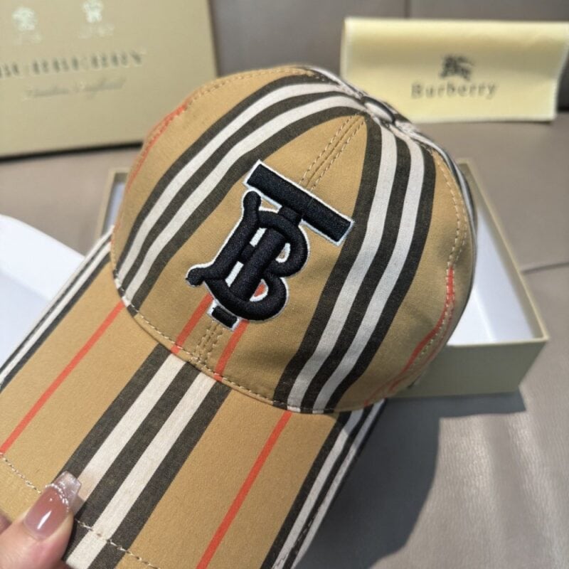 【AT6005】バーバリークラシックチェック柄キャップ | シグニチャーTBロゴ刺繍 | Burberry London
