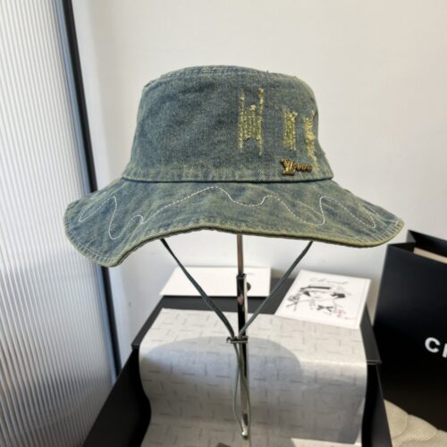 【AT6015】ルイヴィトン（LV）デニムフィッシャーマンハット、都会のファッションを演出 | Louis Vuitton Paris