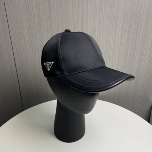 【AT6026】プラダ新作春夏ブラックフィッシャーマンハット、贅沢なシルエットとエレガントなデザイン | Prada