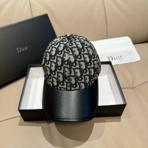 【AT6051】ディオール (Dior) ロゴ入りベースボールキャップ | オブリーク フランス製ファッションアクセサリー | Christian Dior