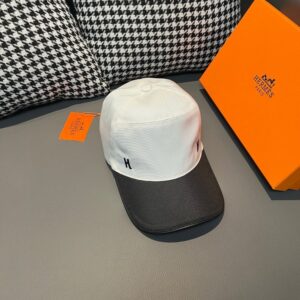 【AT6053】エルメス ロゴ付き クラシックな野球帽，都会のファッションを極める | Hermes Paris