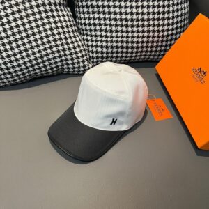 【AT6053】エルメス ロゴ付き クラシックな野球帽，都会のファッションを極める | Hermes Paris