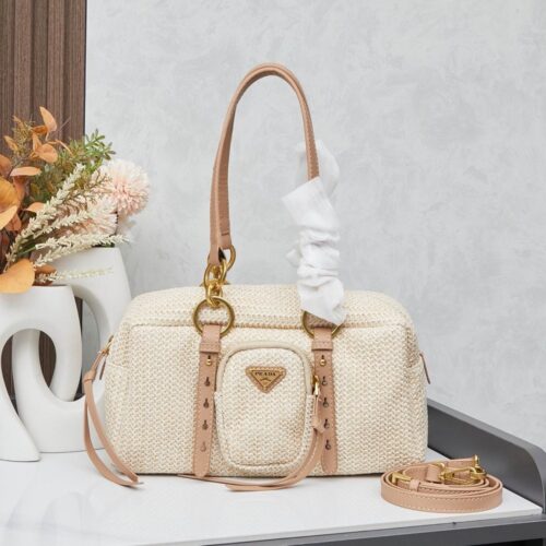 【AT6159】Prada（プラダ）: ラグジュアリーな手編みバッグ、都市美学の珠玉 | Prada