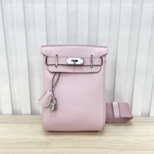 【AT6160】エルメス ピンク色 ボックスカーフ ミニバックパック | Hermès