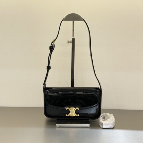 【AT6206】セリーヌパテントレザークラッチバッグ - 贅沢なエレガンスとモダンなデザイン | Celine Paris