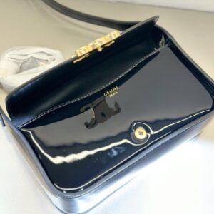 【AT6206】セリーヌパテントレザークラッチバッグ - 贅沢なエレガンスとモダンなデザイン | Celine Paris