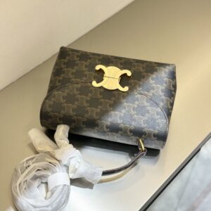 【AT6208】セリーヌトリオンフキャンバスバッグ - フレンチエレガンスと都会のトレンドを極める | Céline