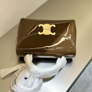 【AT6210】セリーヌハイシャインレザーハンドバッグ - 精巧なアート作品の贅沢な魅力 | Celine（セリーヌ） | Céline