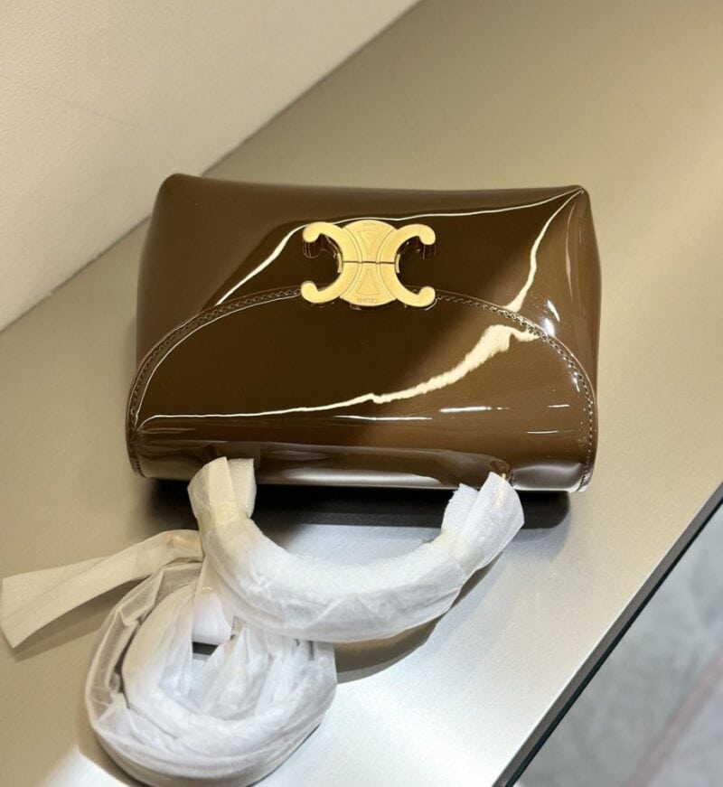 【AT6210】セリーヌハイシャインレザーハンドバッグ - 精巧なアート作品の贅沢な魅力 | Celine（セリーヌ） | Céline