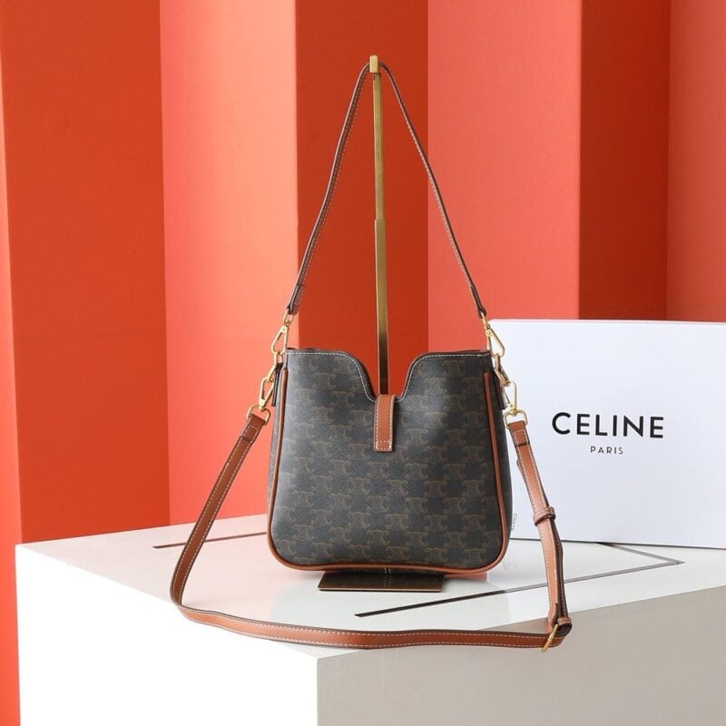 【AT6213】セリーヌパリ ハイエンドバケツバッグ レザーショルダーストラップ付き | Celine Paris