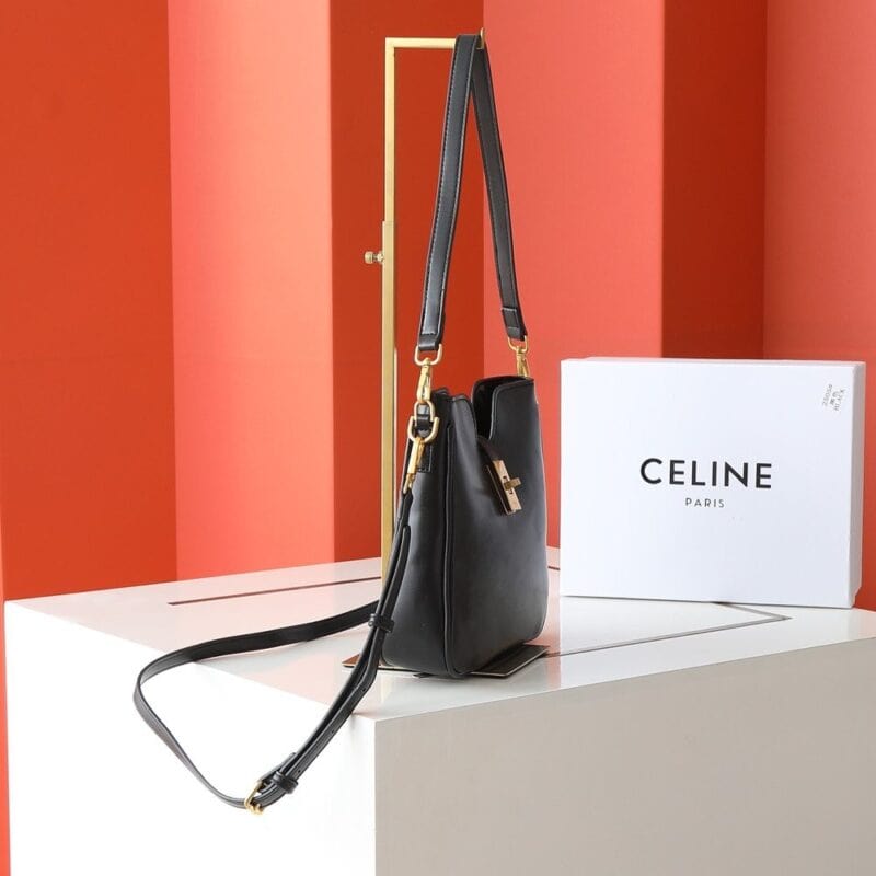 【AT6215】セリーヌパリCeline Paris 手作り斜めがけバッグ2502シリーズ-クラシックなブラックカジュアルデイバッグ | Celine Paris