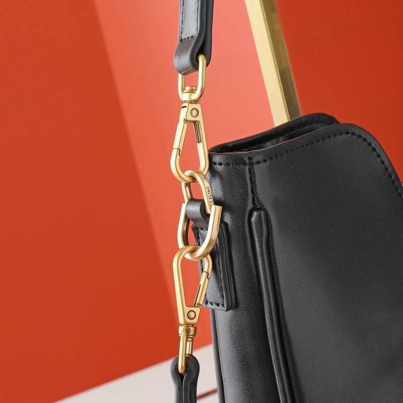 【AT6215】セリーヌパリCeline Paris 手作り斜めがけバッグ2502シリーズ-クラシックなブラックカジュアルデイバッグ | Celine Paris