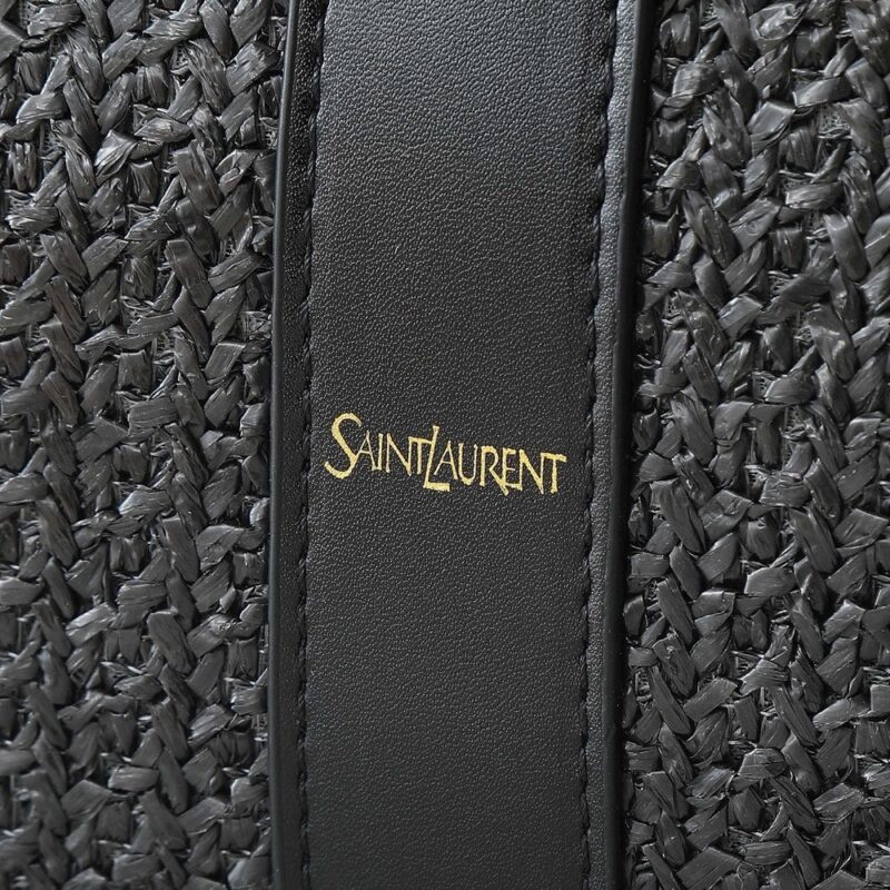 【AT6230】YSL イヴ・サンローラン ラタン編みトートバッグ - 都会的なエレガンスと実用性を兼ね備えた女性向けバッグ | YSL
