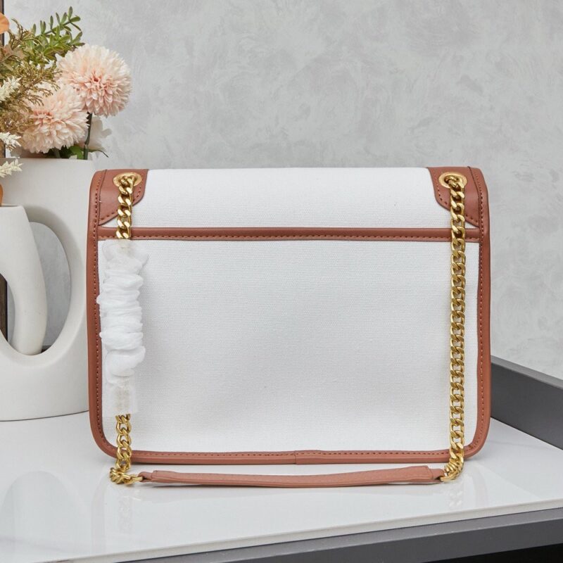 【AT6232】YSL Niki リネン 斜めがけバッグ - エレガントなファッションアイテム | Yves Saint Laurent