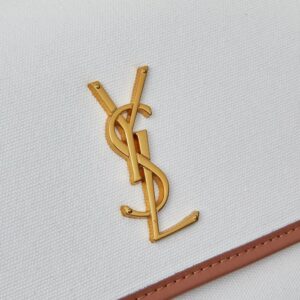 【AT6232】YSL Niki リネン 斜めがけバッグ - エレガントなファッションアイテム | Yves Saint Laurent