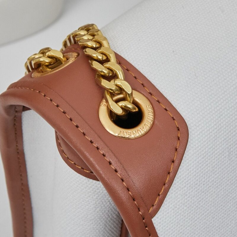 【AT6232】YSL Niki リネン 斜めがけバッグ - エレガントなファッションアイテム | Yves Saint Laurent