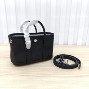 【AT6238】エルメス - ミニハンドバッグ、黒い牛革、軽奢なエレガンス | Hermes