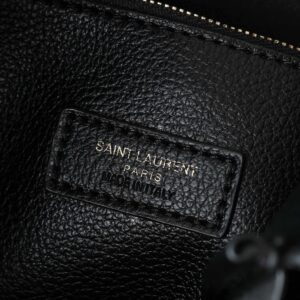 【AT6253】イヴ・サンローラン黒色プレミアム仔牛革ホーボーバッグ エレガントな都会の女性向け | Saint Laurent Paris