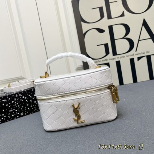 【AT6279】イヴ・サンローランYSL GABY MINIボックスバッグ、高級なラムスキンレザー製、エレガントなジュエリーデザイン | Saint Laurent