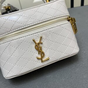 【AT6279】イヴ・サンローランYSL GABY MINIボックスバッグ、高級なラムスキンレザー製、エレガントなジュエリーデザイン | Saint Laurent