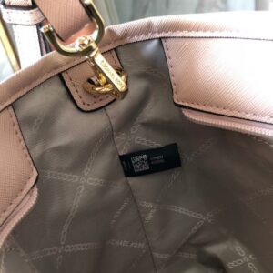 【AT6288】マイケル・コースのピンククラシックショッピングバッグ - 都会の女性向けラグジュアリースタイル | MK