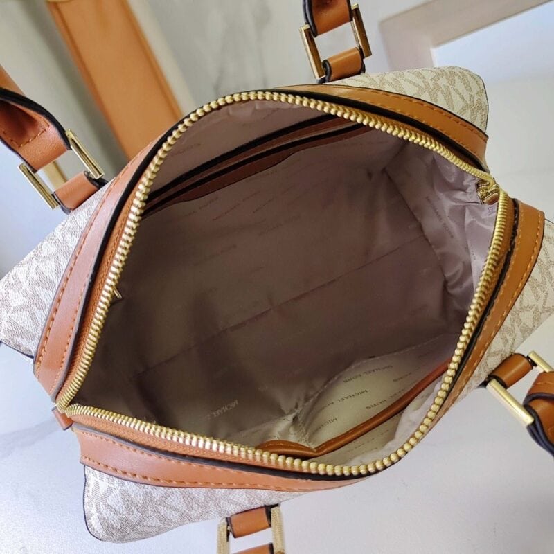 【AT6292】マイケル・コース Michael Kors レザーボストン形バッグ エレガントで都会的なファッションアイコン | MK