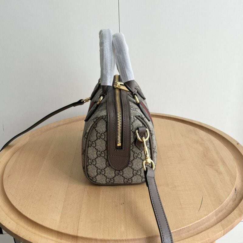 【AT6317】グッチのクラシックミニトートバッグ – ブラウンのGG Supremeキャンバス素材 | Gucci Firenze
