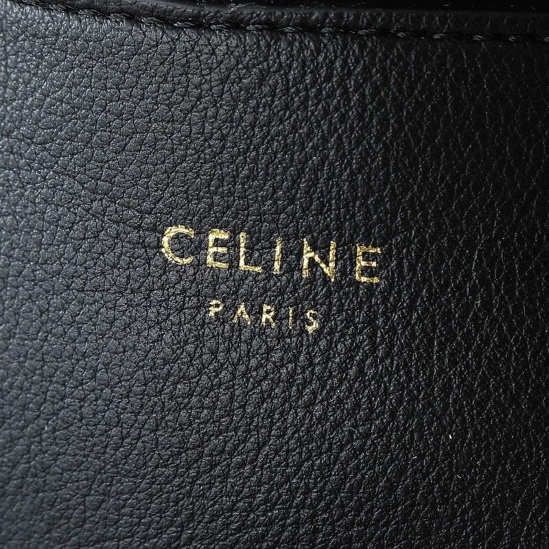 【AT6381】Celine（セリーヌ）黒レザートリオバッグ｜ファッショナブルな都市のエレガンスを演出 | Celine
