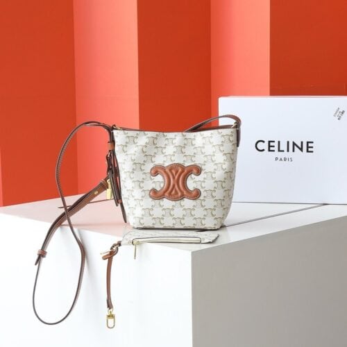 【AT6390】シャネルのアーチシリーズバケツバッグ - 都会の女性に最適なエレガントなデザイン | Celine Paris