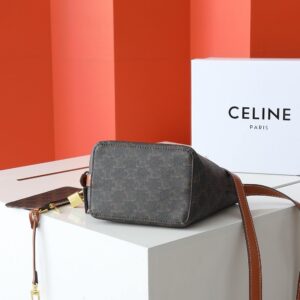 【AT6391】CELINE Paris トリオンフロゴ ミニバケツバッグ | Celine Paris