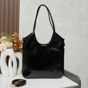【AT6424】ミュウミュウクラシックワックスレザートートバッグ ブラック🖤 | Miu Miu
