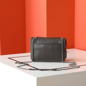 【AT7128】サンローラン ニキミニショルダーバッグ: エレガントな羊皮素材と金属チェーンデザイン | Yves Saint Laurent
