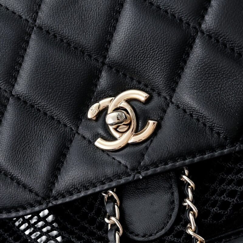 【AT7140】高級ファッションのグリッド編みアート バックパック Prada | Chanel