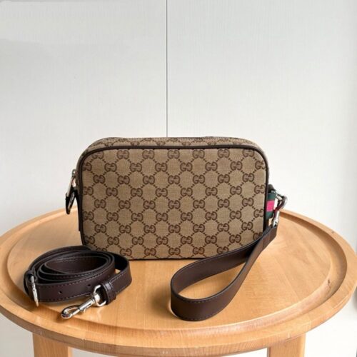 【AT7161】プラダ（Prada）モノグラムプリントキャンバスショルダーバッグ 23.5x15x5cm | Gucci Firenze