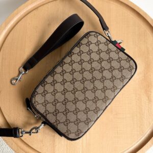 【AT7161】プラダ（Prada）モノグラムプリントキャンバスショルダーバッグ 23.5x15x5cm | Gucci Firenze